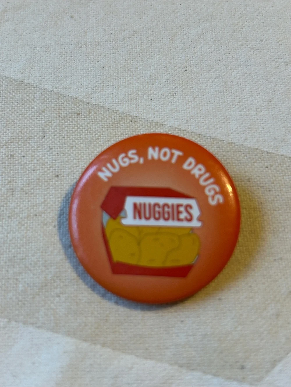 3 Button pins Tacos Nuggets